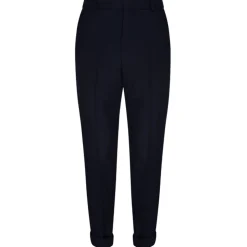Balmain - Virgin Wool Tailored Trousers - Navy Blue - Balmain Exclusive Luxury Collection - Avvenice