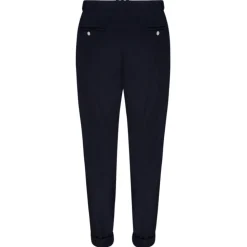 Balmain - Virgin Wool Tailored Trousers - Navy Blue - Balmain Exclusive Luxury Collection - Avvenice