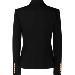 Balmain - Wool Double Breasted Blazer - Black - Balmain Exclusive Luxury Collection - Avvenice