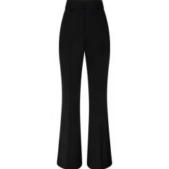 Balmain - Wool Flared Trousers - Black - Balmain Exclusive Luxury Collection - Avvenice