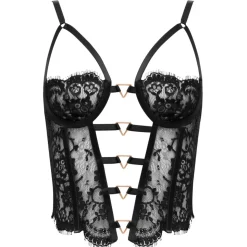 Belarex - Cape Town Bustier - Black - Bustier - Lingerie - Luxury Exclusive Collection - Avvenice