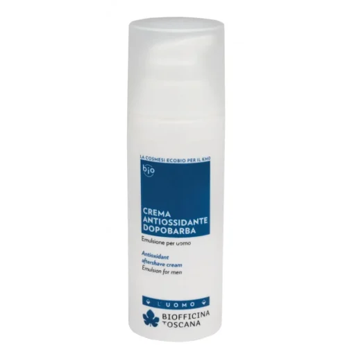 Biofficina Toscana - Antioxidant Aftershave Cream - Men's Line - Organic Vegan Cosmetics - Avvenice