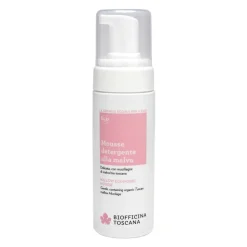 Biofficina Toscana - Mallow Cleansing Mousse - Facial Line - Organic Vegan Cosmetics - Avvenice