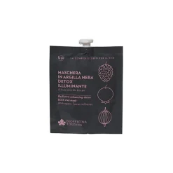 Biofficina Toscana - Radiance-Enhancing-Detox Black Clay Mask - Facial Line - Organic Vegan Cosmetics - Avvenice