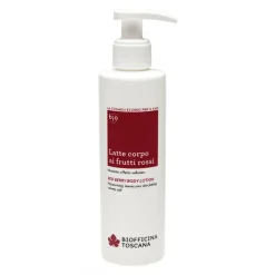 Biofficina Toscana - Red Berry Body Lotion - Body Line - Organic Vegan Cosmetics - Avvenice