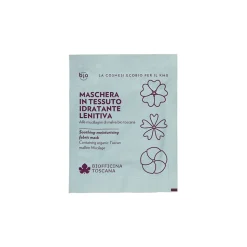 Biofficina Toscana - Soothing-Moisturising Fabric Mask - Facial Line - Organic Vegan Cosmetics - Avvenice