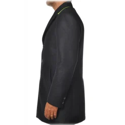 BoB Company - 3/4 Coat with Shirt Collar - Blue - Jacket - Made in Italy - Luxury Exclusive Collection - Avvenice