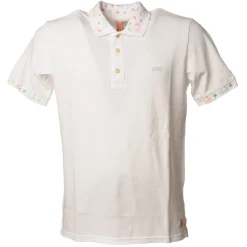 BoB Company - Polo Shirt with Embroidery Detail - White - T-Shirt - Made in Italy - Luxury Exclusive Collection - Avvenice