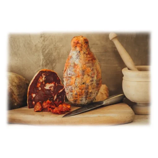 Bontà di Fiore - Ventricina del Vastese - Entire Ventricina - Presidio Slow Food - 1200 g - Avvenice
