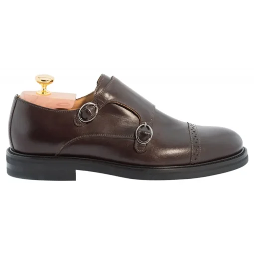 Bottega Senatore - Didio - Double Monk Straps - Italian Handmade Man Shoes - High Quality Leather Shoes - Avvenice