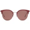 Bottega Veneta - Metal Cat Eye Sunglasses - Silver Red - Sunglasses - Bottega Veneta Eyewear - Avvenice