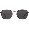 Bottega Veneta - Metal Square Sunglasses - Black Grey - Sunglasses - Bottega Veneta Eyewear - Avvenice