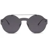 Bottega Veneta - Nylon Classic Sunglasses - Ruthenium Black Gray - Sunglasses - Bottega Veneta Eyewear - Avvenice