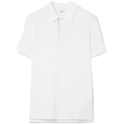 Burberry - Cotton Polo Shirt - White - Exclusive Burberry Collection - Avvenice