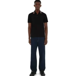 Burberry - Cotton Polo Shirt - Black - Exclusive Burberry Collection - Avvenice