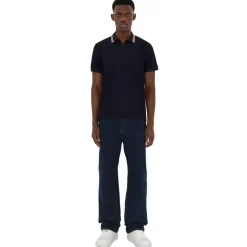 Burberry - Cotton Polo Shirt - Coal Blue - Exclusive Burberry Collection - Avvenice