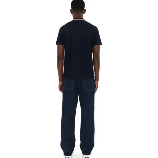 Burberry - Cotton Polo Shirt - Coal Blue - Exclusive Burberry Collection - Avvenice