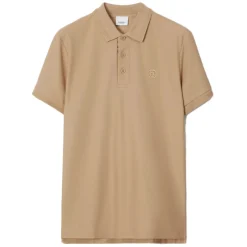 Burberry - Cotton Polo Shirt - Soft Fawn - Exclusive Burberry Collection - Avvenice