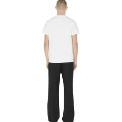 Burberry - Cotton T-Shirt - White - Exclusive Burberry Collection - Avvenice