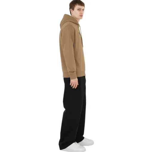Burberry - Logo Cotton Hoodie - Camel - Exclusive Burberry Collection - Avvenice