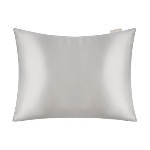 by Dariia Day - Pure Silk Pillow - Silver Grey - Fashion - Mulberry Silk - Artisan Silk Pillow - Luxury - Avvenice