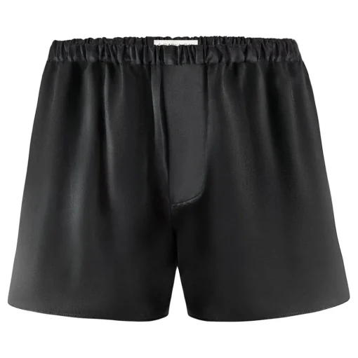 by Dariia Day - Silk Boxers - Midnight Black - Fashion - New Collection - Mulberry Silk - Artisan Silk Boxers - Luxury - Avvenice