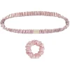 by Dariia Day - Silk Headband and Scrunchie Set - Blush Pink - Fashion - Mulberry Silk - Silk Headband and Scrunchie - Luxury - Avvenice