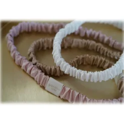 by Dariia Day - Silk Headband and Scrunchie Set - French Beige - Fashion - Mulberry Silk - Silk Headband and Scrunchie - Luxury - Avvenice