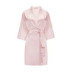 by Dariia Day - Silk Robe - Blush Pink - Fashion - New Collection - Mulberry Silk - Artisan Silk Robe - Luxury - Avvenice