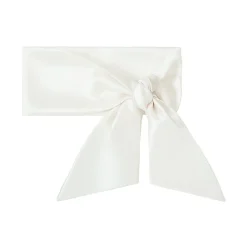 by Dariia Day - Silk Scarf Long - Powder White - Fashion - New Collection - Mulberry Silk - Artisan Silk Scarf - Luxury - Avvenice