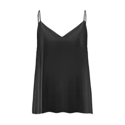 by Dariia Day - Silk Top - Midnight Black - Fashion - New Collection - Mulberry Silk - Artisan Silk Top - Luxury - Avvenice