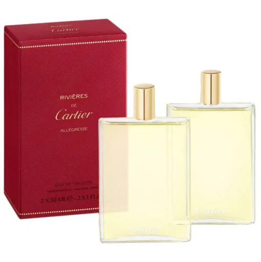 Cartier - Les Nécessaires à Parfum Rivières de Cartier Allégresse Eau de Toilette Refill Pack - Luxury Fragrances - 2 x 30 ml - Avvenice