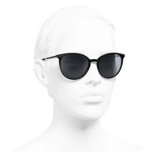 Chanel - Butterfly Sunglasses - Black Gray - Chanel Eyewear - Avvenice