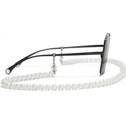 Chanel - Butterfly Sunglasses - Black Gray - Chanel Eyewear - Avvenice