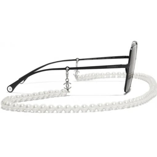 Chanel - Butterfly Sunglasses - Black Gray - Chanel Eyewear - Avvenice