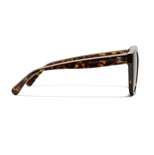 Chanel - Butterfly Sunglasses - Dark Tortoise Brown - Chanel Eyewear - Avvenice