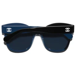 Chanel - Butterfly Sunglasses - Black Blue - Chanel Eyewear - Avvenice