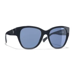 Chanel - Butterfly Sunglasses - Dark Blue - Chanel Eyewear - Avvenice