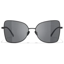 Chanel - Butterfly Sunglasses - Black Gray - Chanel Eyewear - Avvenice
