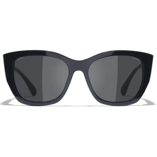 Chanel - Butterfly Sunglasses - Dark Blue Gray - Chanel Eyewear - Avvenice