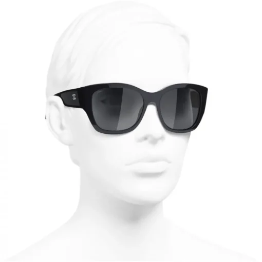 Chanel - Butterfly Sunglasses - Dark Blue Gray - Chanel Eyewear - Avvenice
