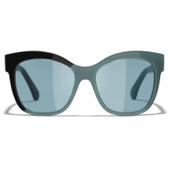 Chanel - Butterfly Sunglasses - Black Green Blue - Chanel Eyewear - Avvenice