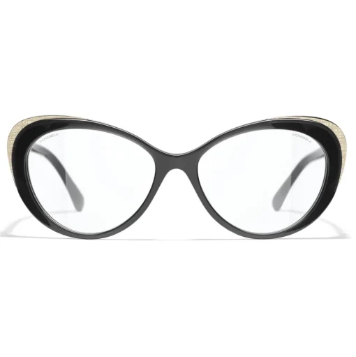 Chanel - Cat Eye Sunglasses - Black Trasparent - Chanel Eyewear - Avvenice