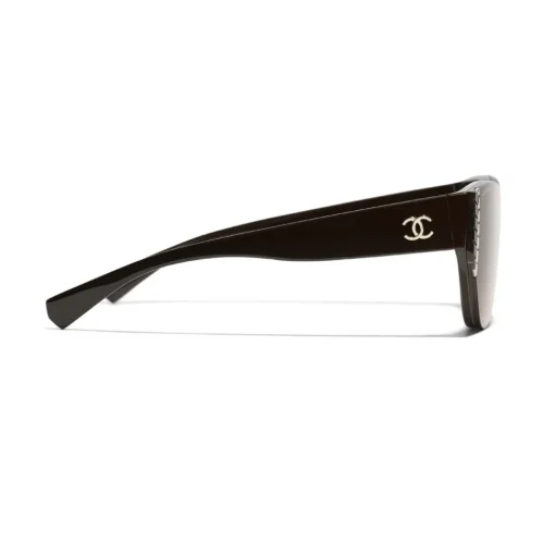 Chanel - Cat Eye Sunglasses - Brown - Chanel Eyewear - Avvenice