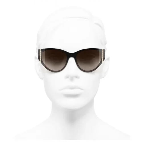 Chanel - Cat Eye Sunglasses - Brown - Chanel Eyewear - Avvenice