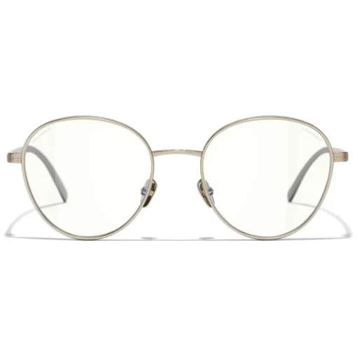 Chanel - Pantos Sunglasses - Gold Transparent - Chanel Eyewear - Avvenice