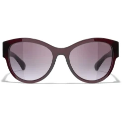 Chanel - Pantos Sunglasses - Dark Red - Chanel Eyewear - Avvenice