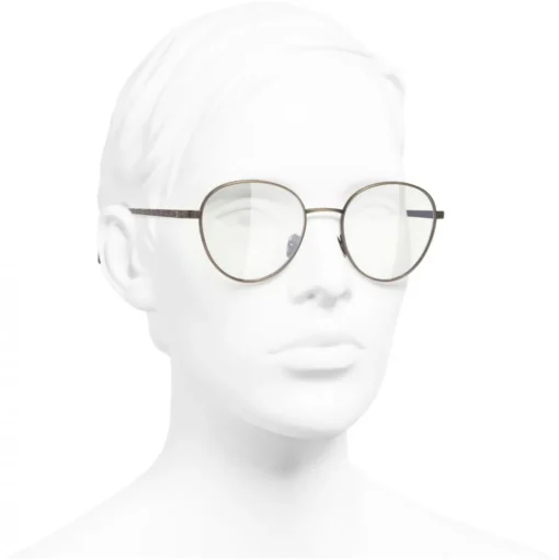 Chanel - Pantos Sunglasses - Dark Gold Transparent - Chanel Eyewear - Avvenice