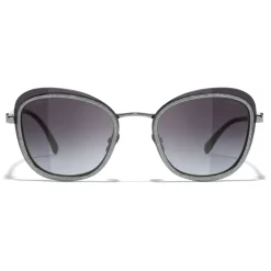 Chanel - Pantos Sunglasses - Silver Gray - Chanel Eyewear - Avvenice