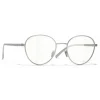 Chanel - Pantos Sunglasses - Silver Transparent - Chanel Eyewear - Avvenice